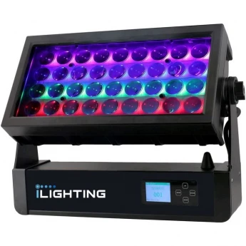 Линейный светодиодный прожектор IP65, LED 36х15 Вт RGBW, угол раскрытия луча 7° до 58°, 15 кг ILIGHTING IL-36X15-ZOOM-WALL-WASHER